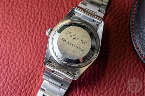 rolex case engraving|removing engraving from watch back.